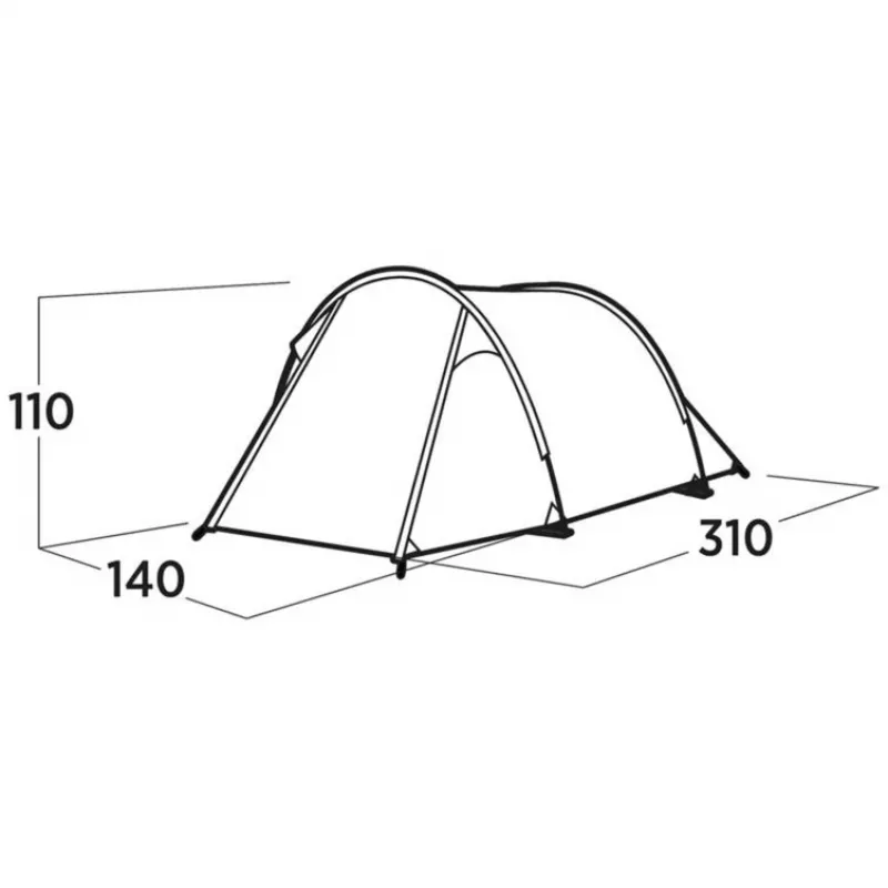 Carpa para 2 personas Easy Camp Hemsedal 2