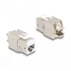 Módulo Keystone DeLOCK 88119 plano blanco RJ-45 10 uds.