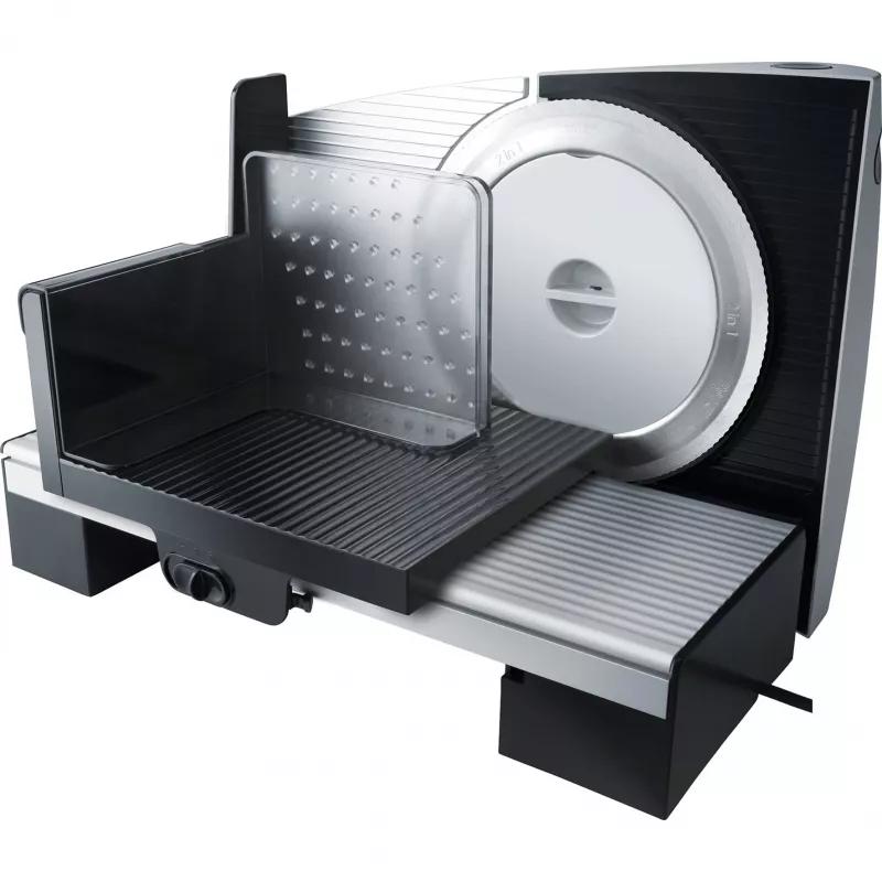 Steba AS 200 - Cortadora de fiambres - 110 W - Plata/Negro