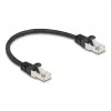 Cable de red DeLOCK conector macho RJ50 a conector macho RJ50 S/FTP 0,25 m negro