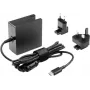 Fuente de alimentación USB-C de 65 W Lenovo FRU02DL124 con cable de alimentación