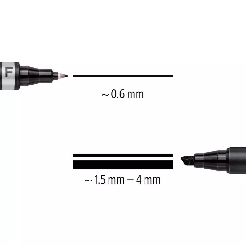 Rotulador permanente Staedtler Lumocolor permanent duo 348 B negro 1 unidad