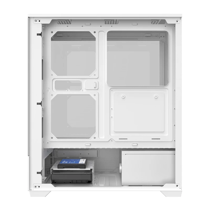 Caja de PC DarkFlash C365 (blanca) Compatible con ATX/mATX/Mini-ITX