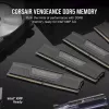 DIMM 96 GB DDR5-5600 (4x 24 GB) kit cuádruple, memoria RAM negra, CMK96GX5M4B5600C40, Vengeance, INTEL XMP