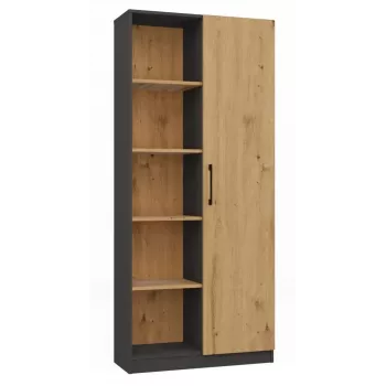 Módulo superior de estantería Topeshop RD-80 ANT/ART KPL, 10 estantes, tablero de partículas, 800×300×1820 mm