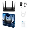 Router inalámbrico Cudy WR3000 Gigabit Ethernet doble banda (2,4 GHz / 5 GHz) negro