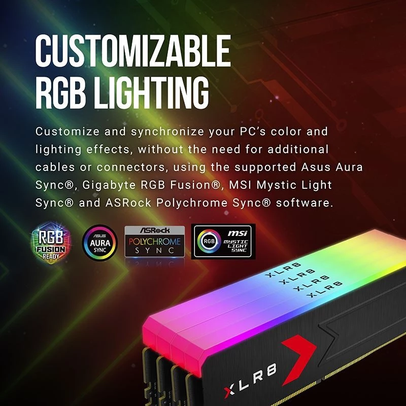 Memoria RAM PNY XLR8 Gaming EPIC-X RGB 32GB (2x16GB) DDR5 6000MHz XLR8 Gaming EPIC-X RGB CL36