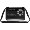 Altavoz SVEN SRP-155, negro (3W, Bluetooth, FM/AM/SW, USB, microSD, linterna, batería)