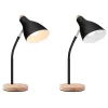 Lámpara de mesa TRACER TRAOSW47237 Scandi negra LED brillo ajustable, brazo ajustable