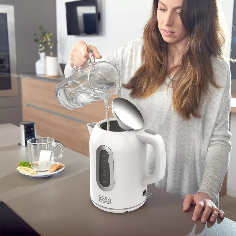 Hervidor de agua Black & Decker 1,7 L 2200 W blanco