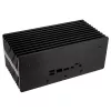 Akasa Turing ABX UCFF Carcasa sin ventilador para Mini PC AMD (Gigabyte BRIX 4000U), aluminio, negro