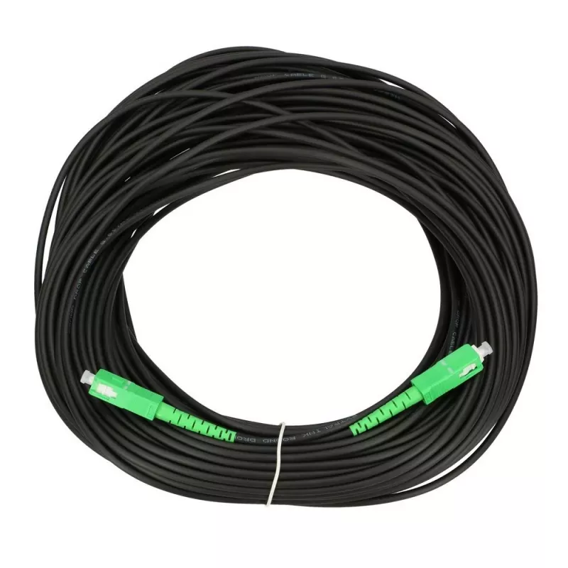Cable de parcheo Extralink SC/APC-SC/APC, redondo, colgante, monomodo, simplex, G.657A2, 15 m