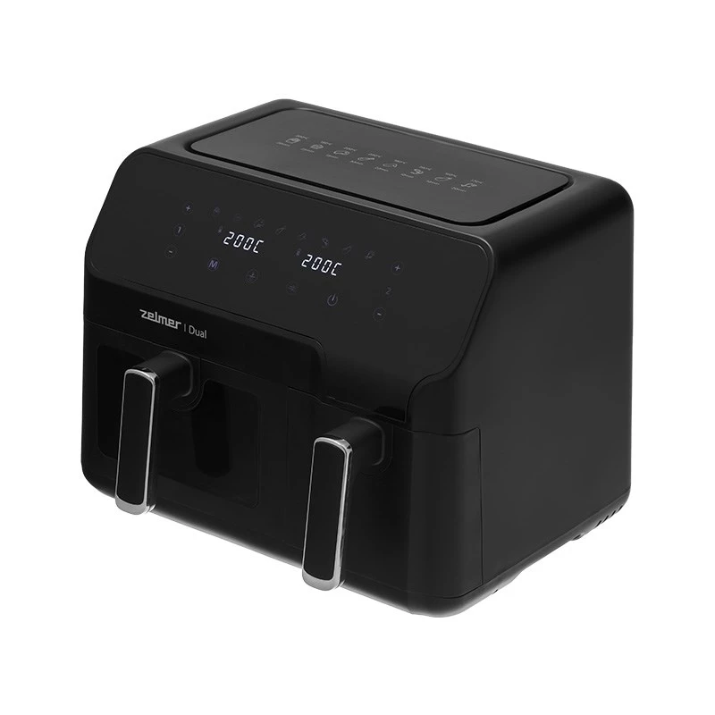 Freidora de aire Zelmer ZAF9000 5,5 l + 3,5 l 2700 W negra