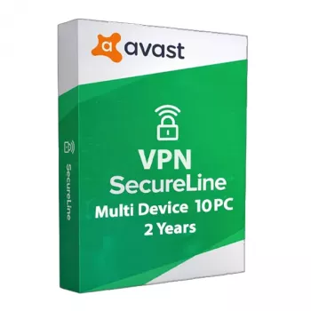 Avast SecureLine VPN | 10 dispositivos | 2 años | Global