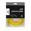 Cable de red GEMBIRD PP6U-5M/Y – Cat6 U/UTP, RJ-45 a RJ-45, 5 m, amarillo