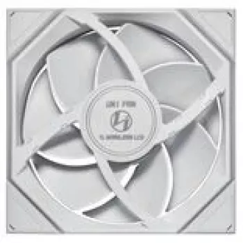 Ventilador de caja Lian Li UNI FAN TL LCD Wireless ARGB PWM 140 mm Blanco, modelo 14RTLLCD1W1W