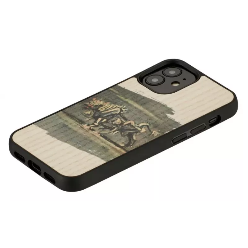 Funda para móvil Man and Wood para iPhone 12 mini — diseño de toro blanco