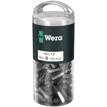 Wera 851/1 Z DIY 100 SiS punta de destornillador 100 piezas