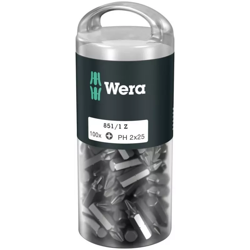 Wera 851/1 Z DIY 100 SiS punta de destornillador 100 piezas