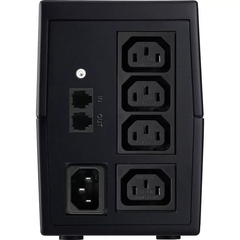BlueWalker PowerWalker VI 650 SH IEC SAI, 650 VA (0,65 kVA), 360 W, 4 tomas, 7 Ah, USB, 220-240 V, negro