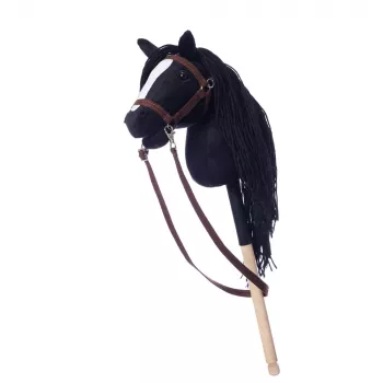Caballo de palo HOPPIHORSE Hobby Horse A4 negro