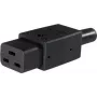as - Schwabe conector macho IEC, recto n.º de polos: 3 10 A negro 62085 1 ud. (62085)