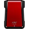 Caja para HDD/SSD ADATA EX500 negra, roja 2,5