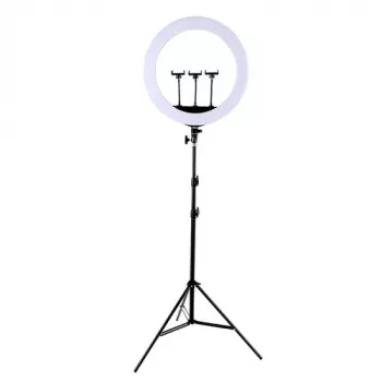 Lámpara anular LED 45 cm con trípode hasta 2,1 m