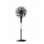 Ventilador de pie Midea FS40-23MT — 3 velocidades, temporizador 2 h, 50 W, 220–240 V, blanco, 1300 mm de altura