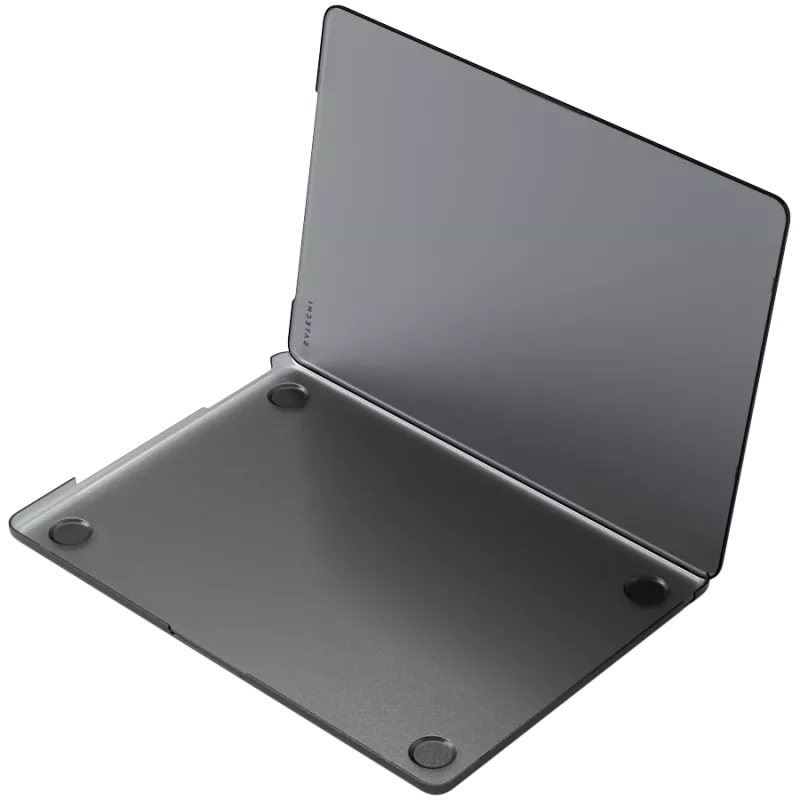 Funda rígida Satechi Eco Hardshell ST-MBAM2DR para MacBook Air 13 M2, oscura