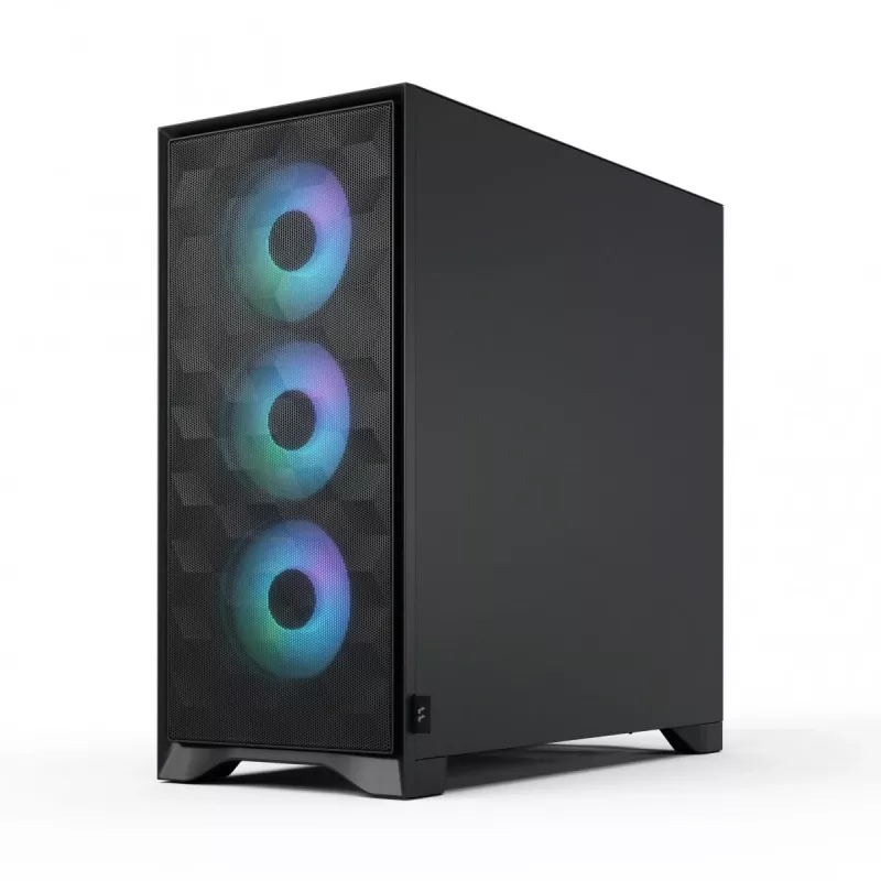 Caja para PC Fractal Design Pop 2 Air negro TG RGB Midi Tower – ATX/Micro-ATX/Mini-ITX, 3x120mm frontales, 1x120mm trasero, bahías de 2,5 inch y 3,5 inch