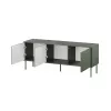 Mueble RTV Cama 3D TRESSE 150x40x55 verde mate