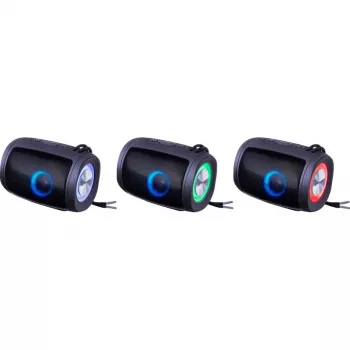 Altavoz Bluetooth portátil DEFENDER Ejoy S200 TWS 2.0, 5 W, Bluetooth 5.3, LED, 10 h de autonomía, micrófono integrado