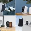 Reolink Argus B330 (BWC2K02SP) cámara de seguridad IP Wi-Fi con batería y panel solar, 5 MP 2880x1616, IP65, visión nocturna en color, para interior y exterior, blanca