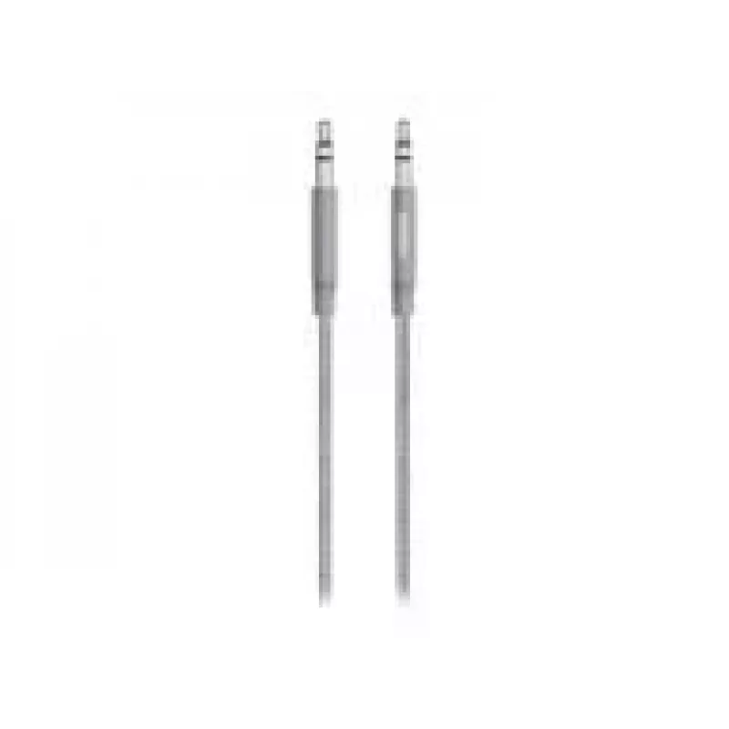 Linksys Belkin MIXIT cable auxiliar - cable de audio - minijack estéreo 3,5 mm (macho) - minijack estéreo 3,5 mm (macho) - 1,22 m - gris (AV10164BT04-GRY)