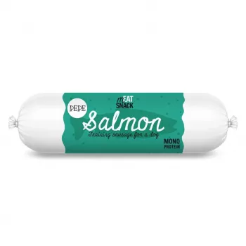 PAKA ZWIERZAKA Pepe Sausage Salmon - Snack para perros - 200g