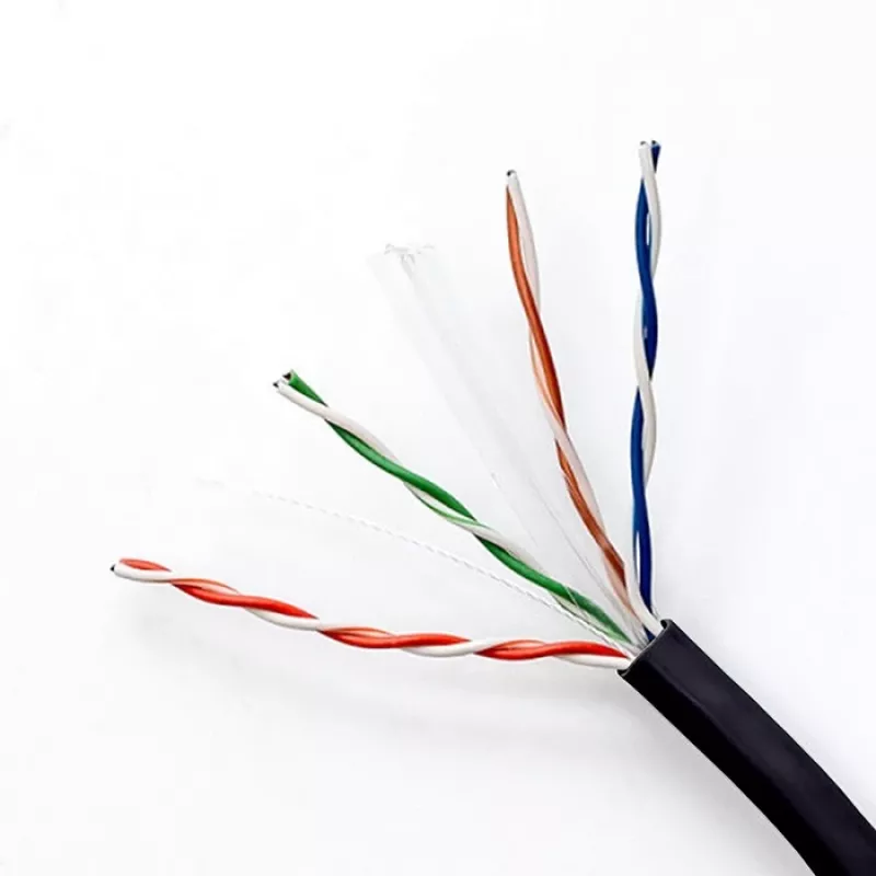 Cable de red Ethernet QOLTEC CAT6 UTP, 50 m, negro