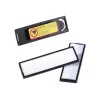 Durable CLIP-CARD - Placa de identificación - para 17 x 67 mm - imán - negro (pack de 25)