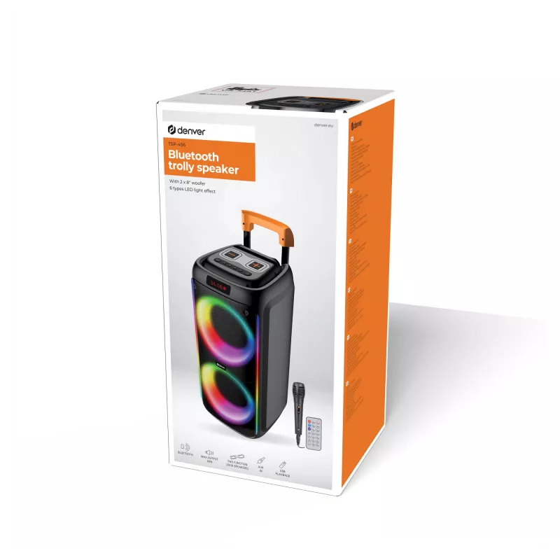 Inter Sales DENVER TSP-456 - Sistema de sonido para fiestas - Portátil
