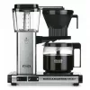 Cafetera de filtro MOCCAMASTER KBG 741 — depósito de agua de 1,25 l, jarra de 10 tazas, 1520 W, acero inoxidable/negro