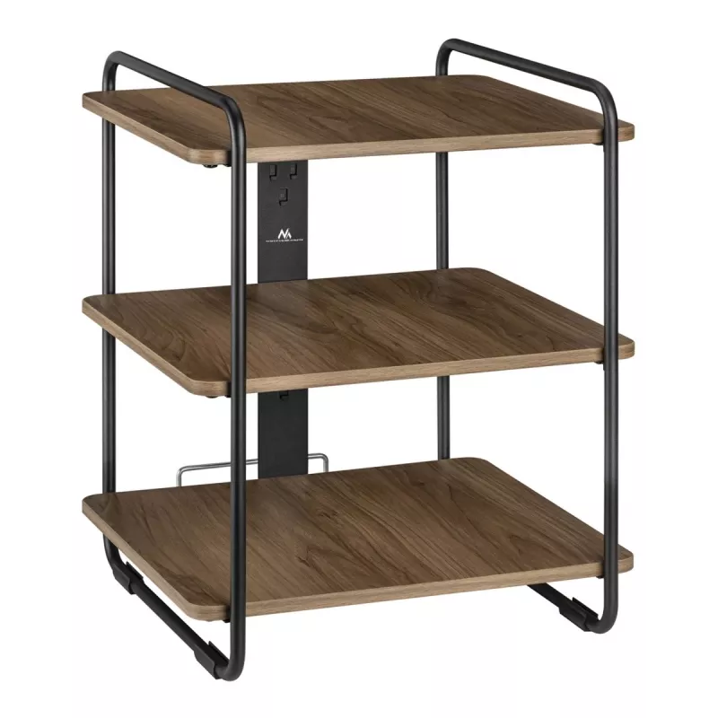 Soporte Maclean de tres estantes MC-978, elegante, Max, soporte para monitor