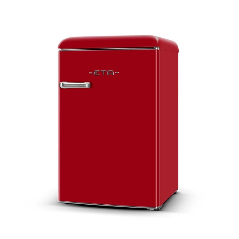 ETA | Frigorífico | ETA253690030E | Clase de eficiencia energética E | De pie | Frigorífico sin congelador | Altura 90 cm | Capacidad neta de refrigeración 92 L | Capacidad neta de congelación 18 L | 38 dB | Rojo