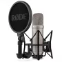 Rode NT1 5th Generation Micrófono de condensador de estudio con XLR y USB, plata (NT1GEN5)