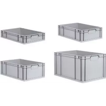Caja de almacenamiento allit ProfiPlus 40,0 x 60,0 x 17,0 cm gris, organizador de plástico