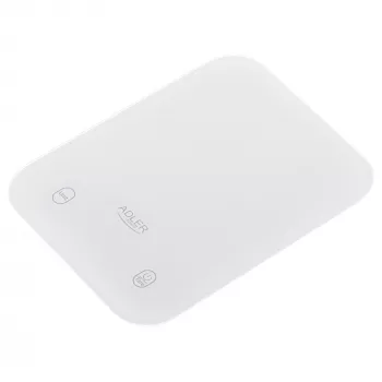 Adler báscula de cocina | AD 3181w | División 1 g | Tipo de pantalla LED | Blanca