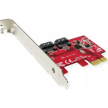Tarjeta de interfaz SATA interna ROLINE 15062148 PCIe perfil bajo 6 Gbit/s