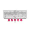 Teclado CHERRY KC 1000 Home USB distribución suiza Gris