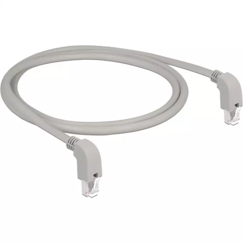 Cable de red DeLOCK 85877 Cat6a S/FTP 1m gris