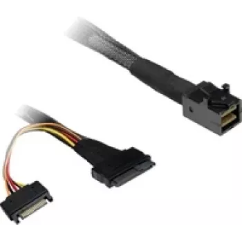 Cable SFF Inter-Tech SFF-8643 SFF-8639 Negro Diseño compacto