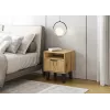 Mesita de noche SCANDI 1S esbelta roble ARTISAN